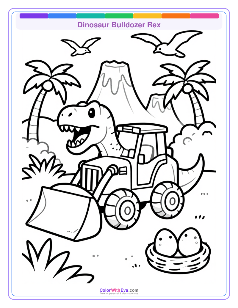 Dinosaur Bulldozer Rex thumbnail