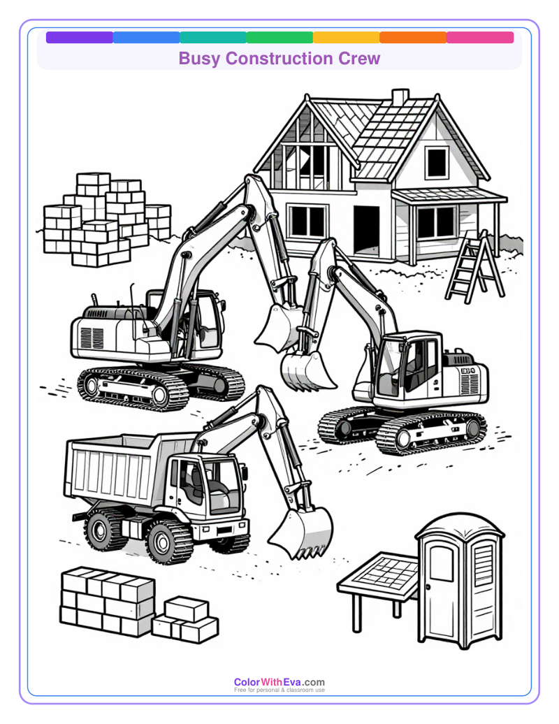 Busy Construction Crew preview