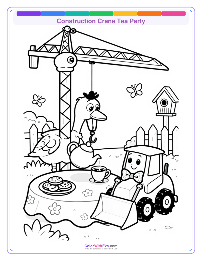 Construction Crane Tea Party thumbnail