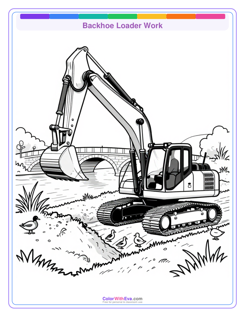 Backhoe Loader Work preview