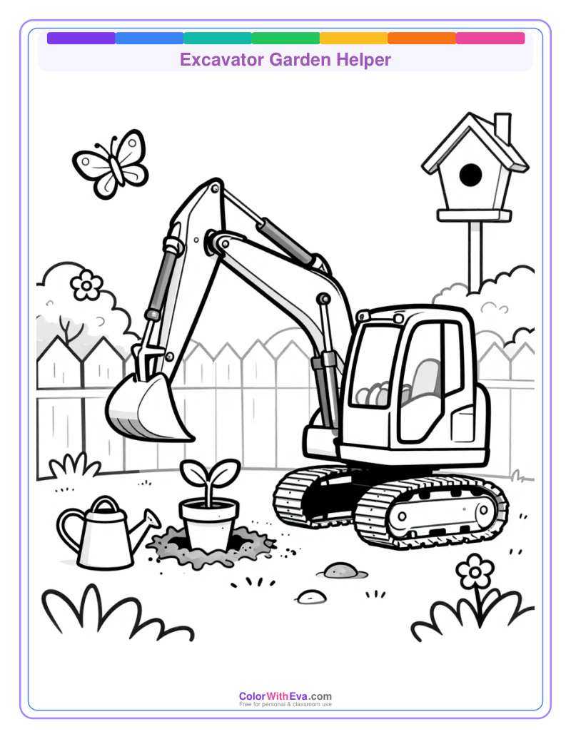 Excavator Garden Helper preview