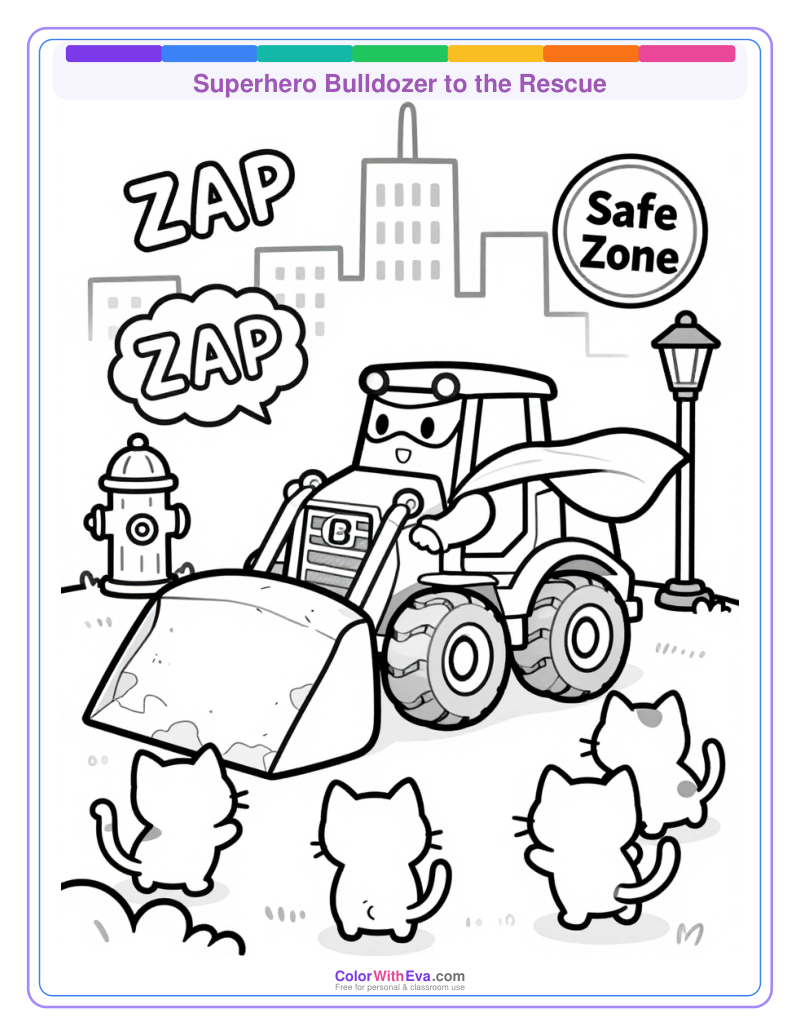 Superhero Bulldozer to the Rescue thumbnail