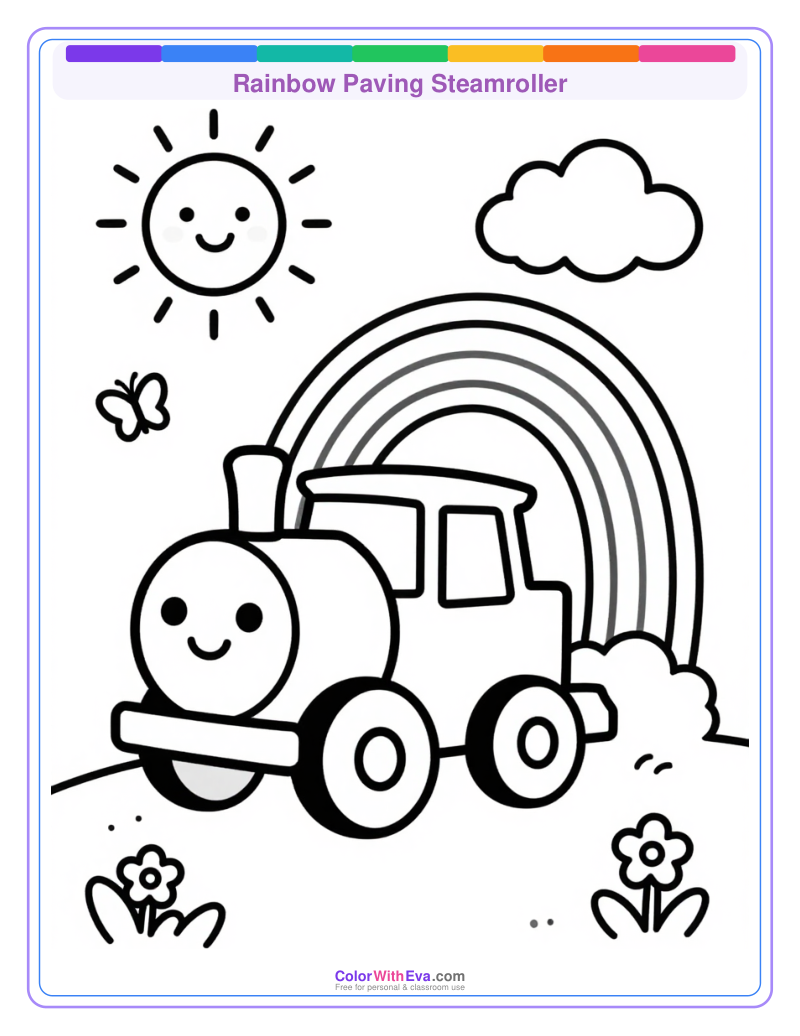 Rainbow Paving Steamroller thumbnail