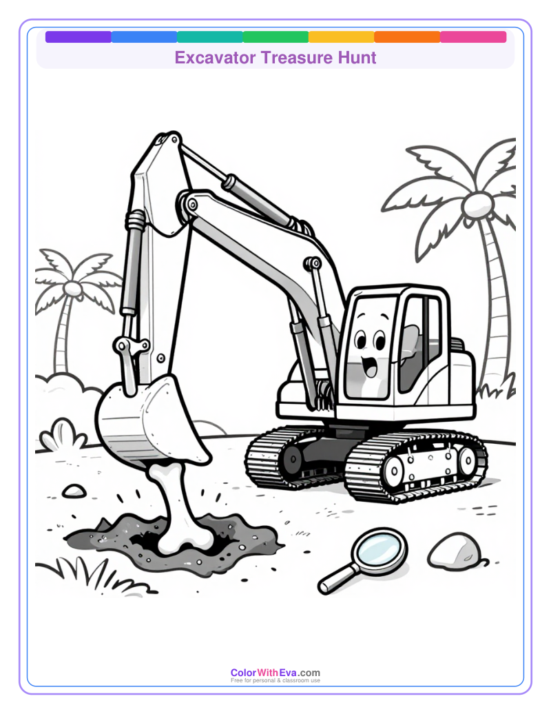 Excavator Treasure Hunt preview