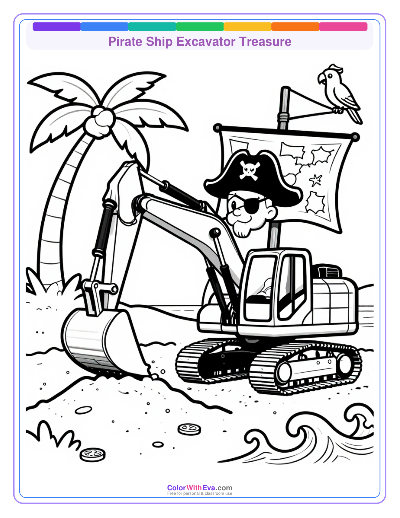 Pirate Ship Excavator Treasure thumbnail