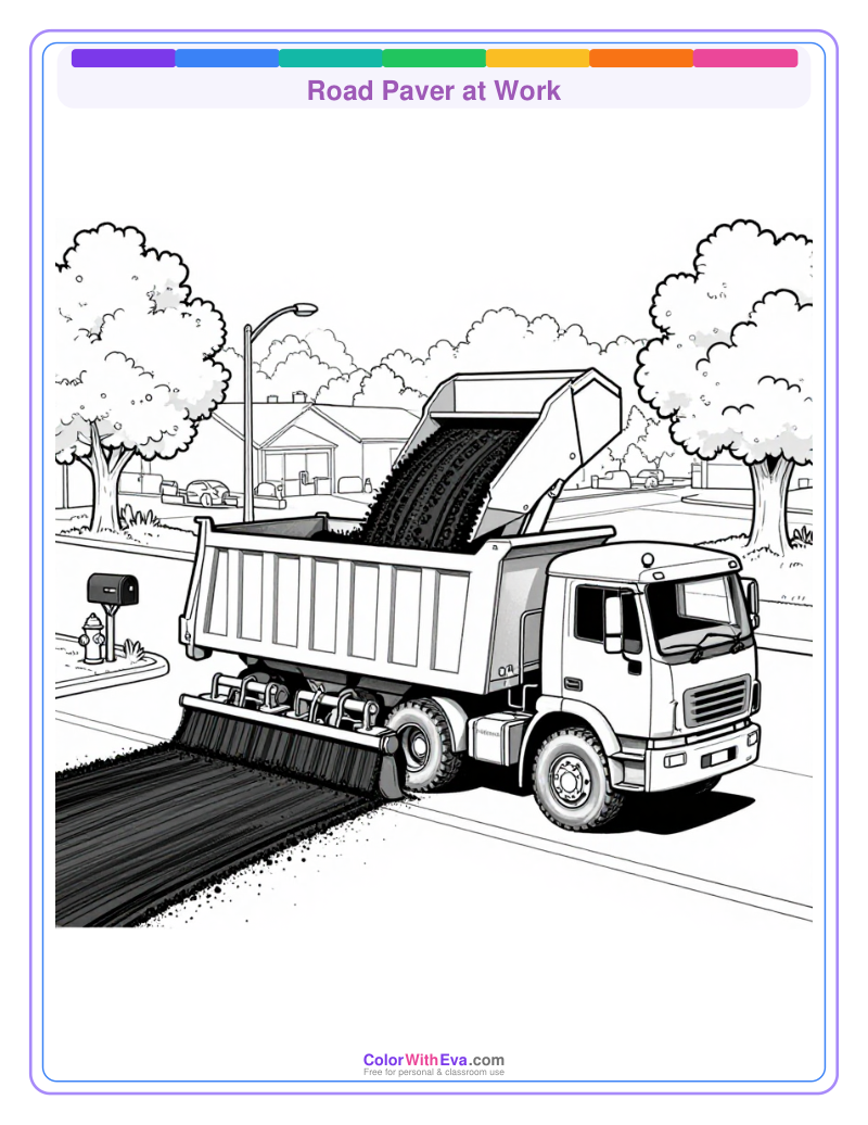 Road Paver at Work preview