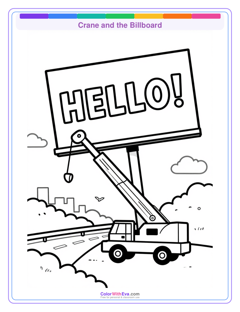 Crane and the Billboard preview