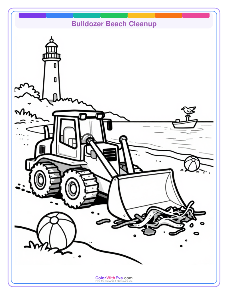 Bulldozer Beach Cleanup preview