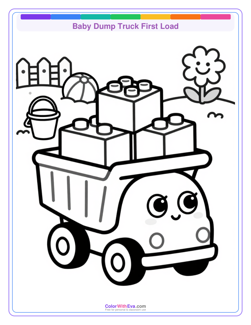 Baby Dump Truck First Load thumbnail