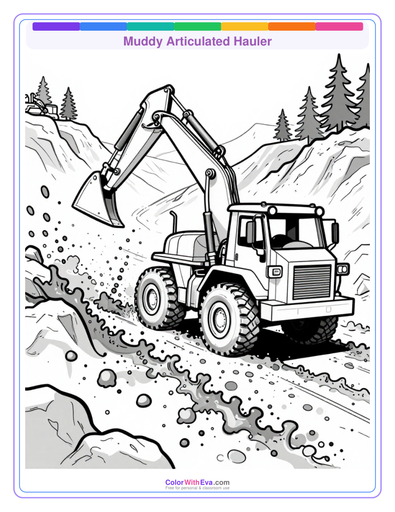 Muddy Articulated Hauler preview
