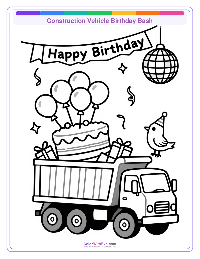Construction Vehicle Birthday Bash thumbnail