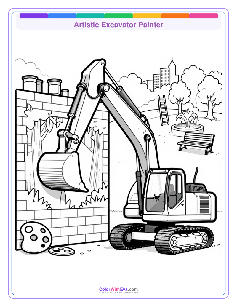 Artistic Excavator Painter thumbnail