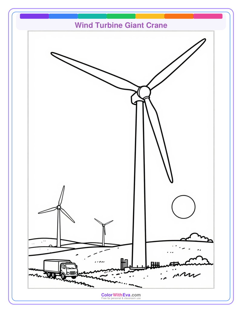 Wind Turbine Giant Crane preview