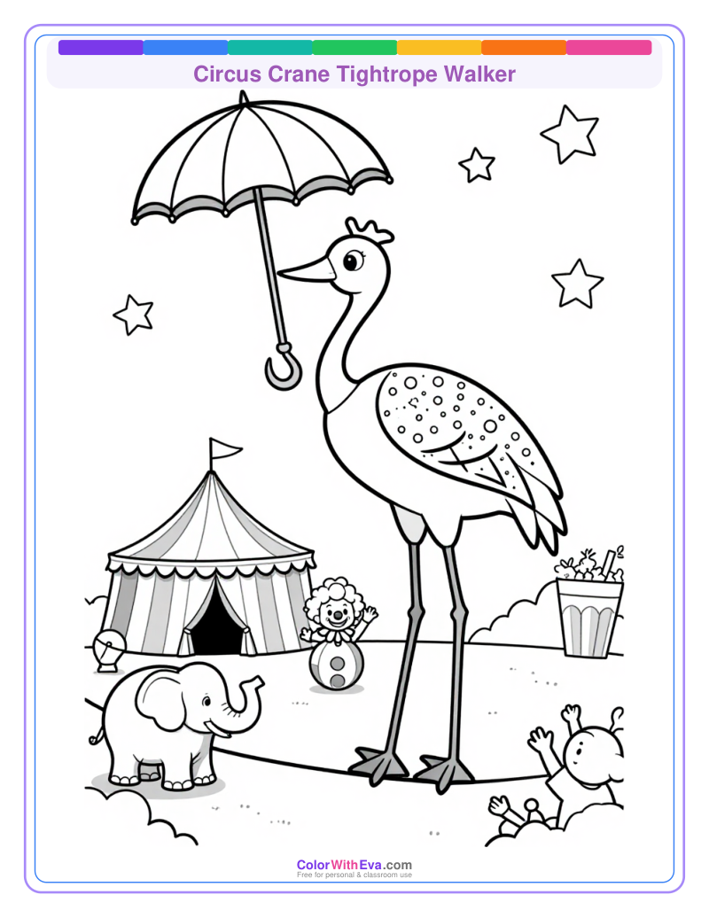 Circus Crane Tightrope Walker thumbnail