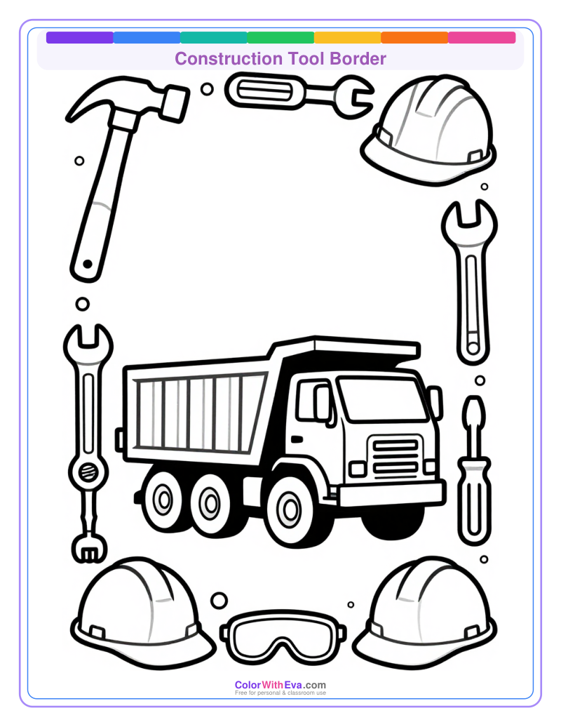 Construction Tool Border preview