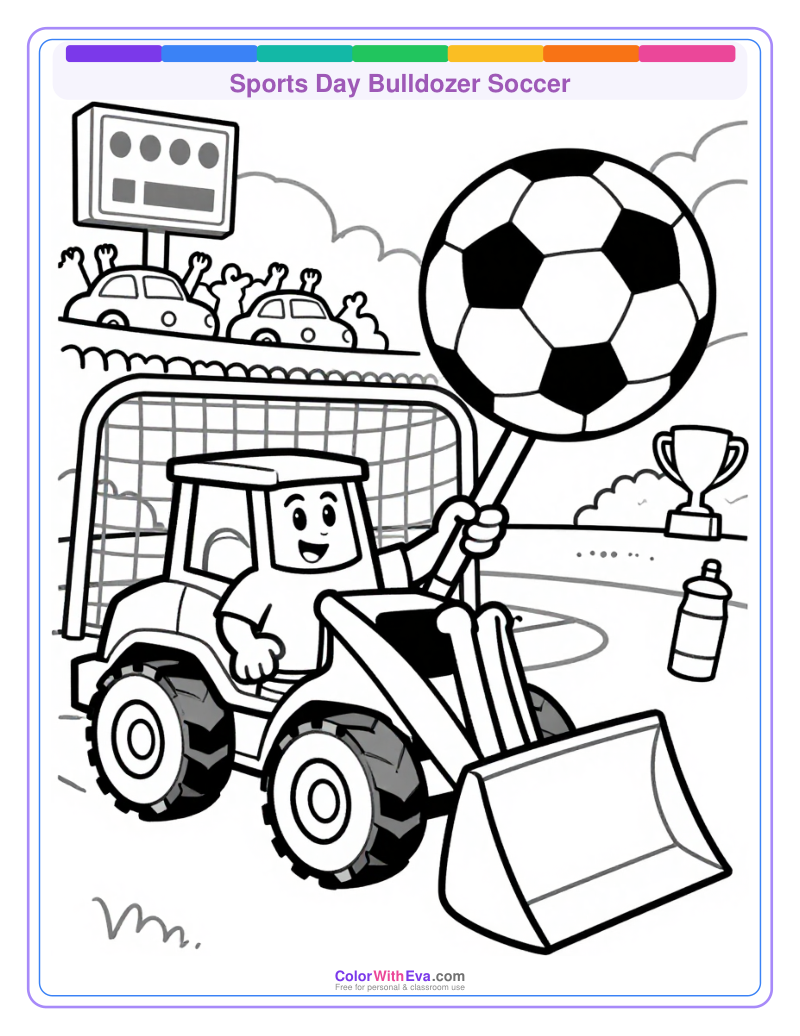 Sports Day Bulldozer Soccer thumbnail