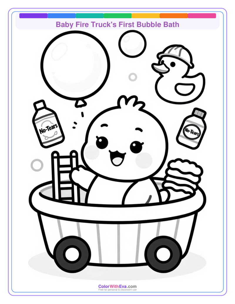 Baby Fire Truck's First Bubble Bath thumbnail