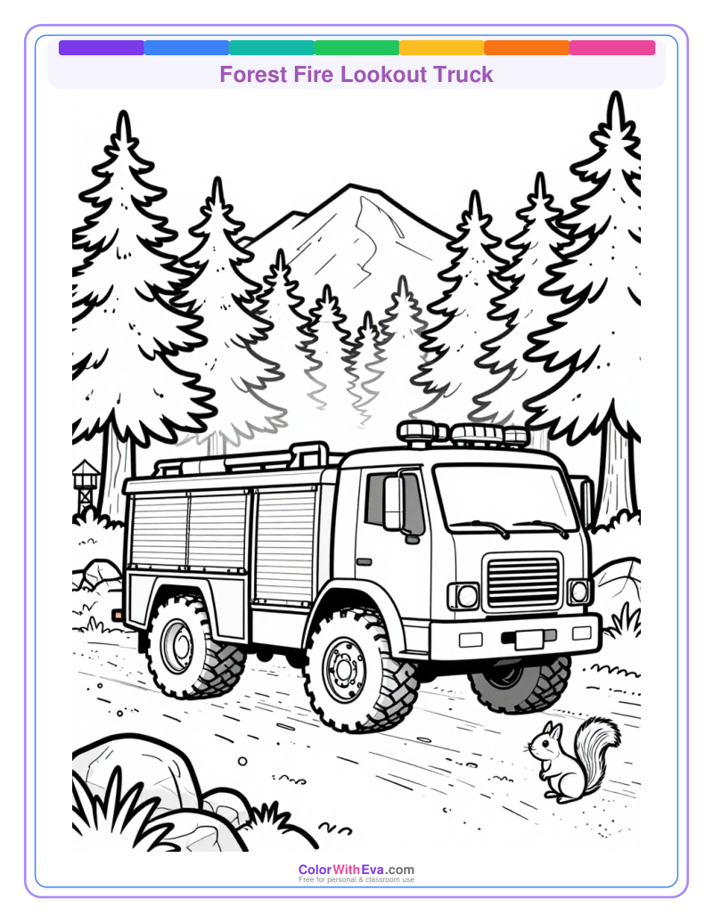 Forest Fire Lookout Truck preview