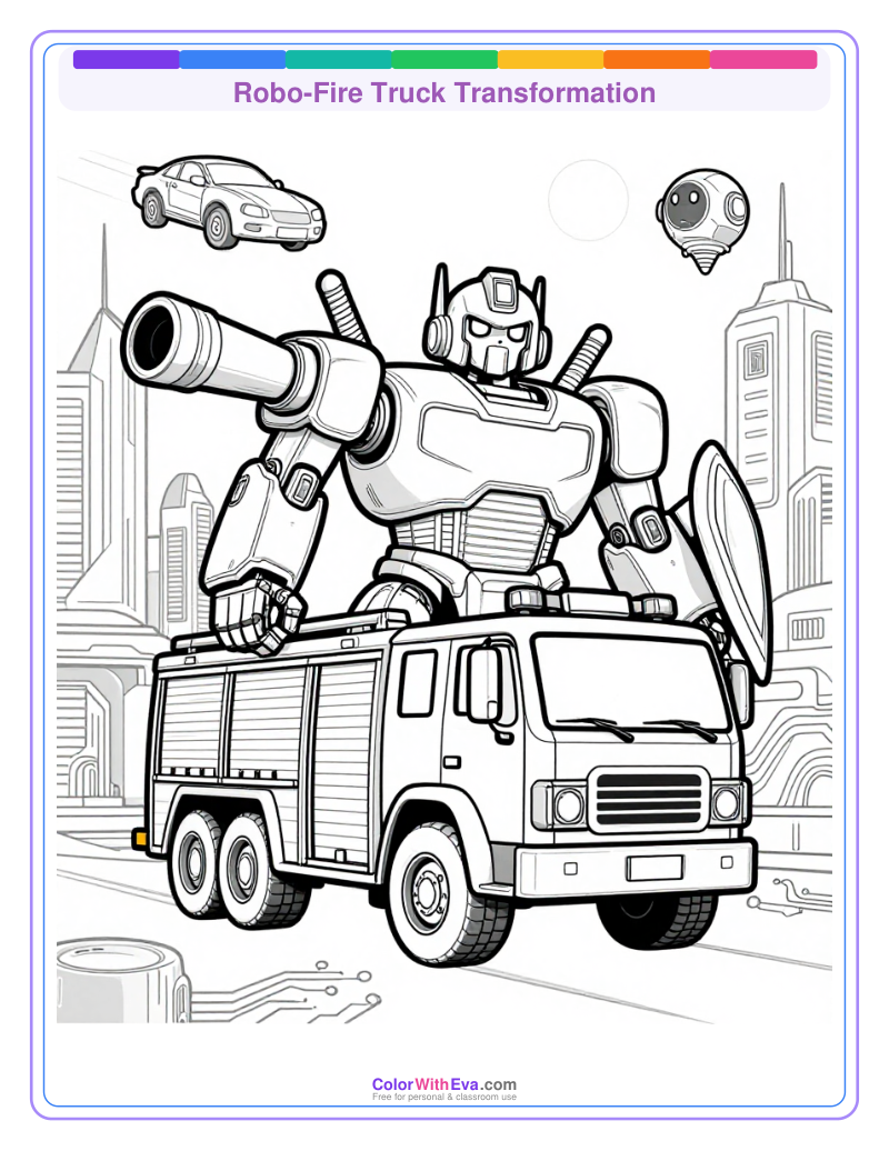Robo-Fire Truck Transformation thumbnail