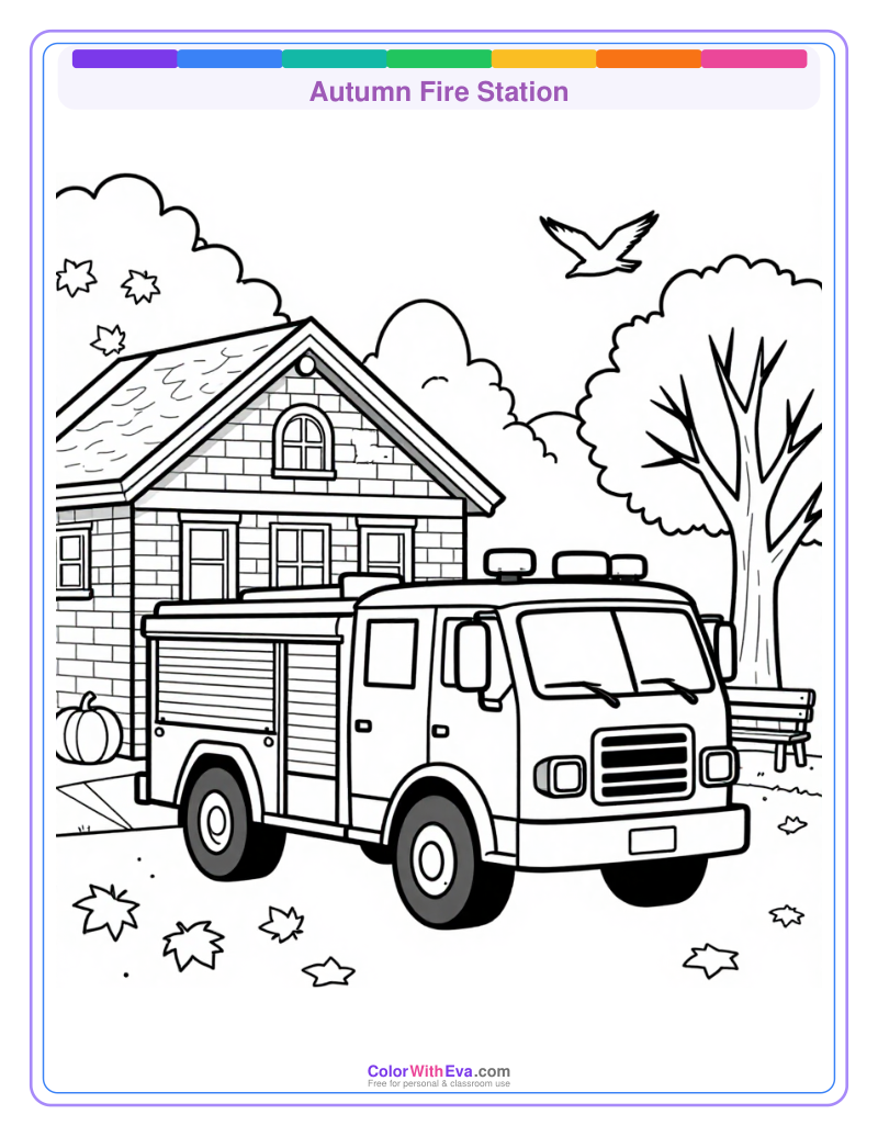 Autumn Fire Station preview