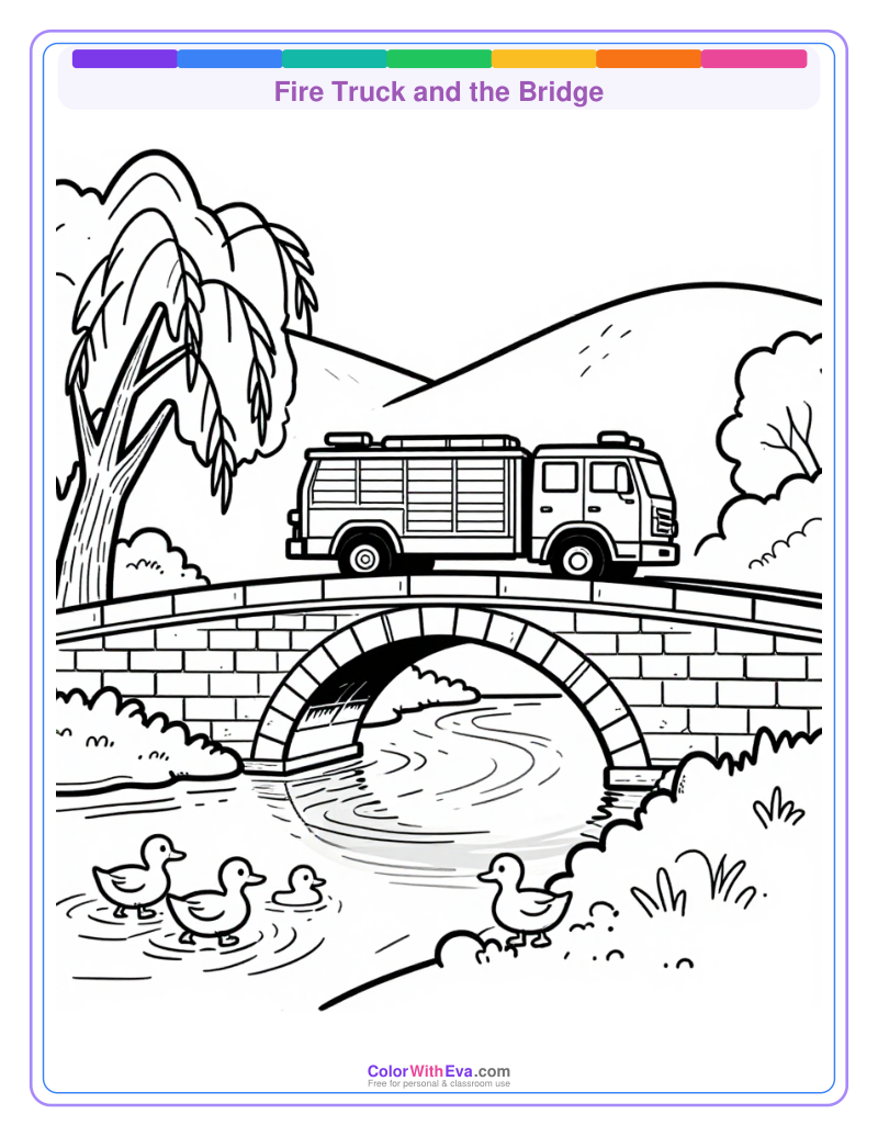 Fire Truck and the Bridge preview