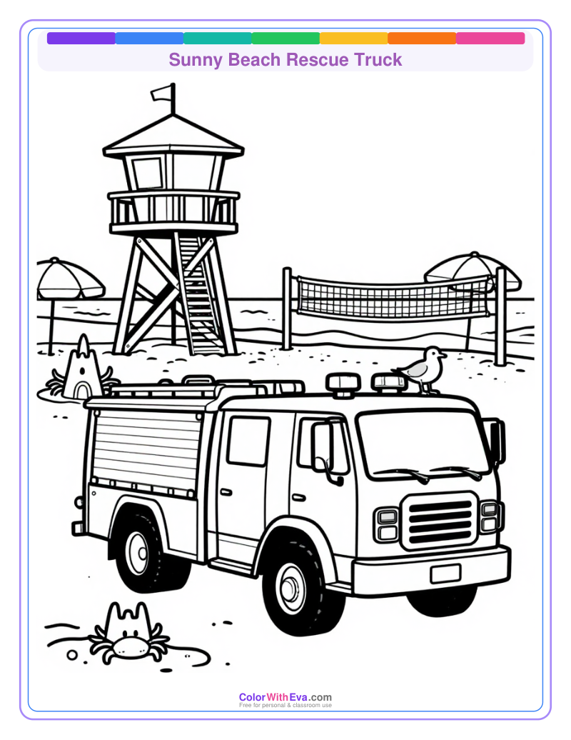 Sunny Beach Rescue Truck preview