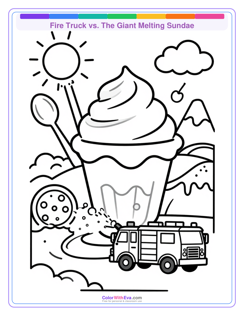 Fire Truck vs. The Giant Melting Sundae thumbnail