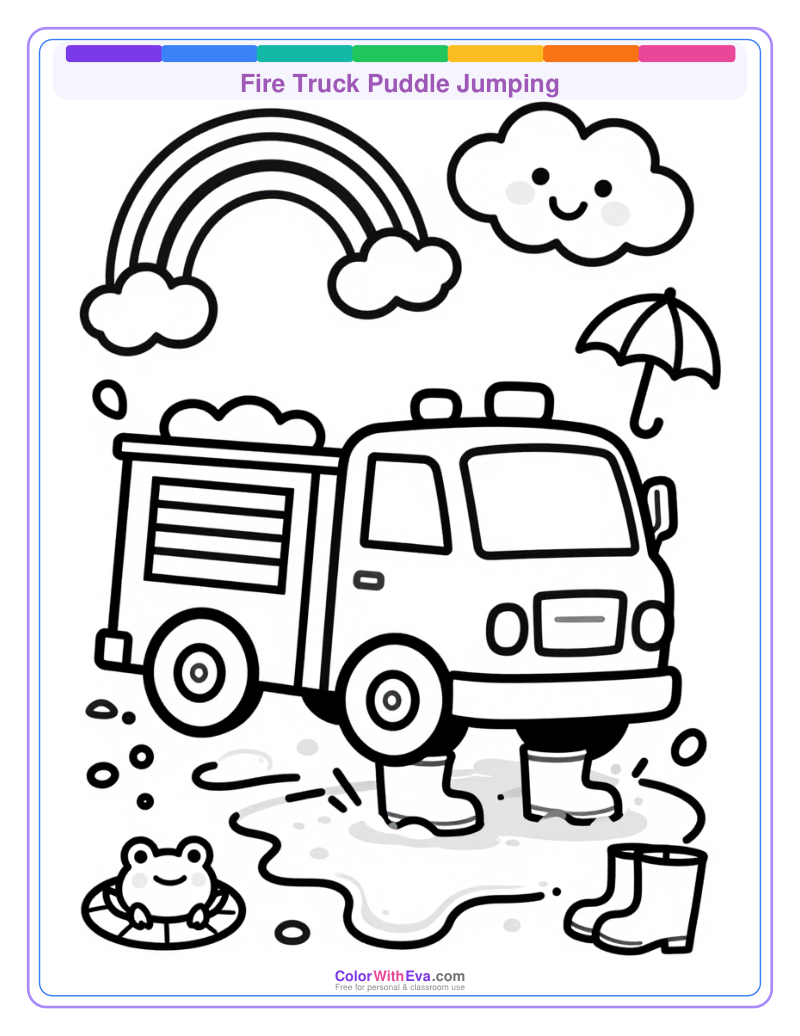 Fire Truck Puddle Jumping thumbnail