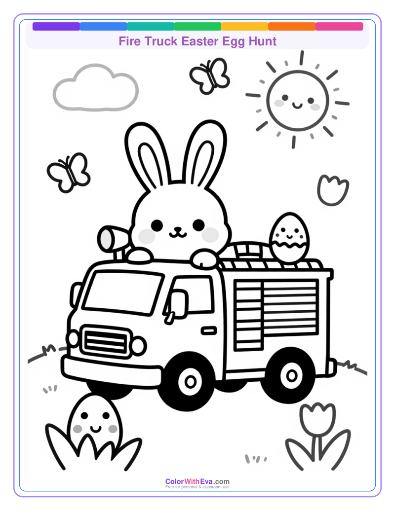 Fire Truck Easter Egg Hunt thumbnail