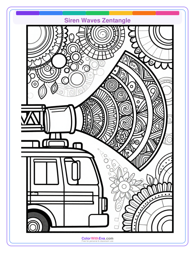 Siren Waves Zentangle thumbnail