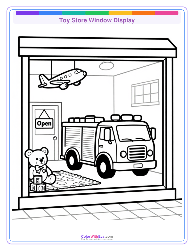 Toy Store Window Display preview