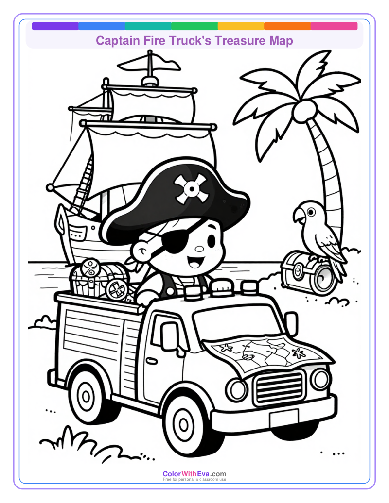 Captain Fire Truck's Treasure Map thumbnail