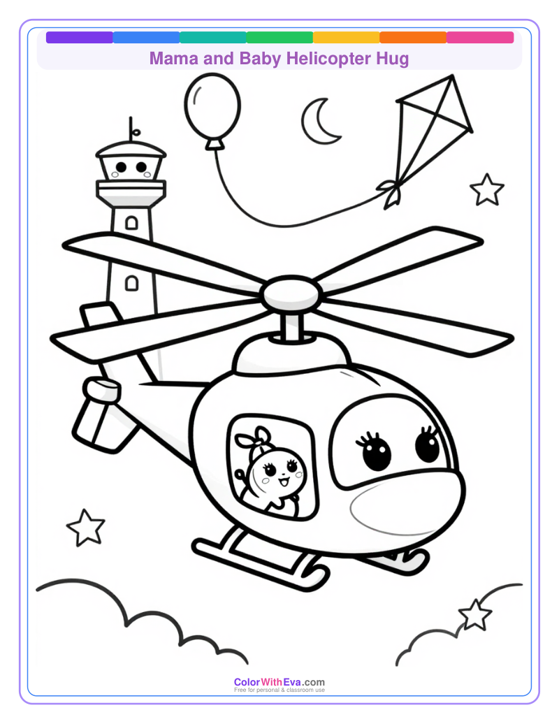 Mama and Baby Helicopter Hug thumbnail