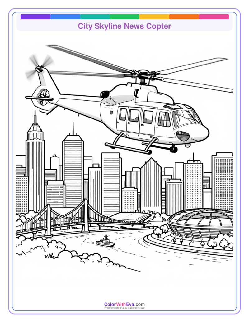 City Skyline News Copter preview