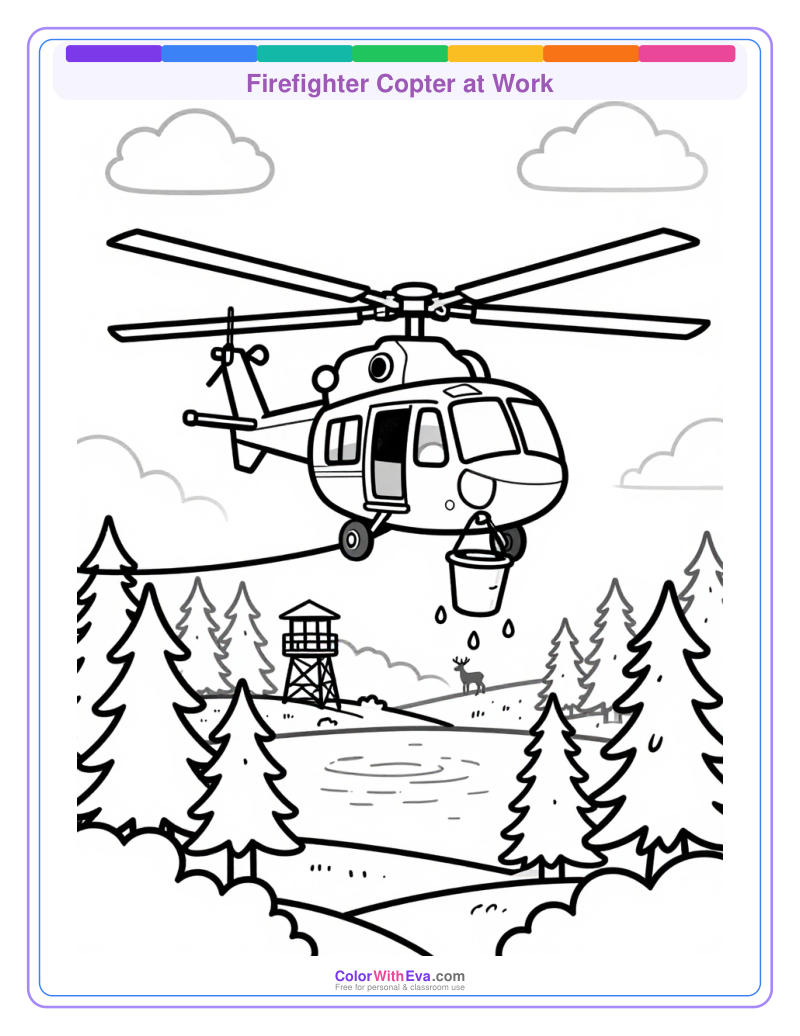 Firefighter Copter at Work preview
