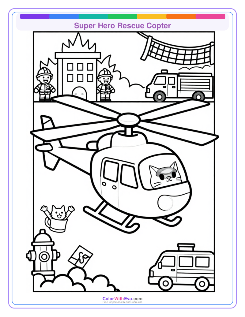 Super Hero Rescue Copter preview