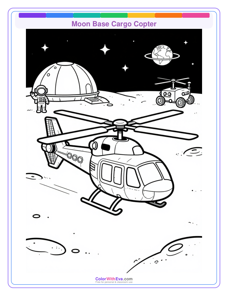 Moon Base Cargo Copter preview
