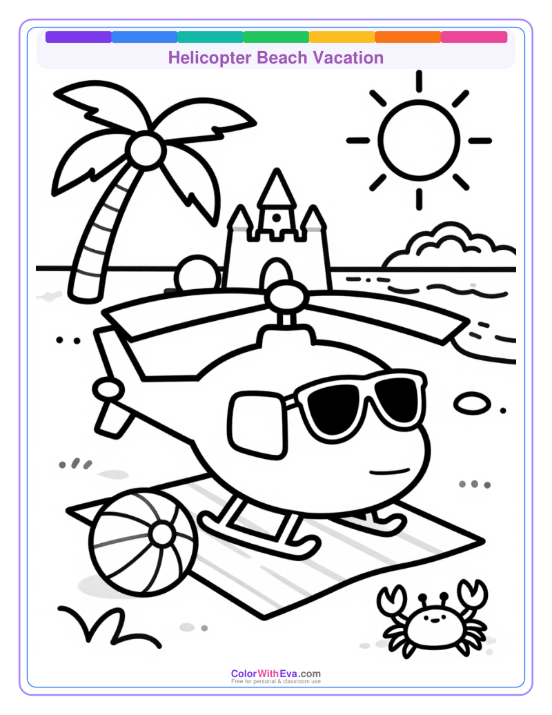 Helicopter Beach Vacation preview