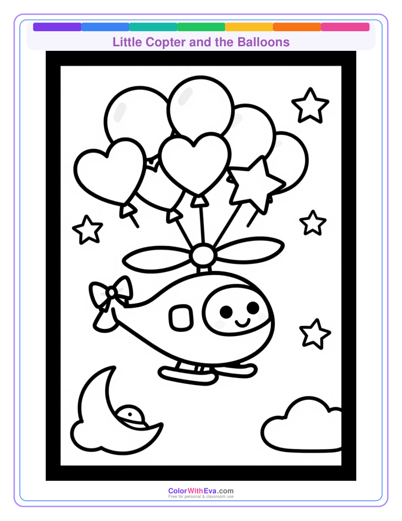 Little Copter and the Balloons preview
