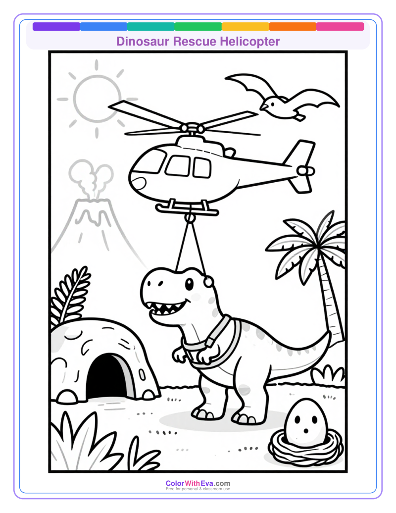 Dinosaur Rescue Helicopter preview