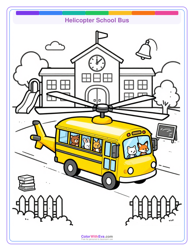Helicopter School Bus thumbnail
