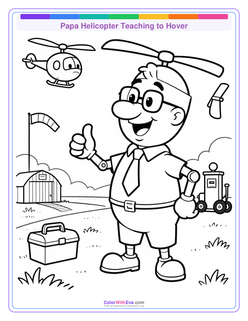 Papa Helicopter Teaching to Hover thumbnail