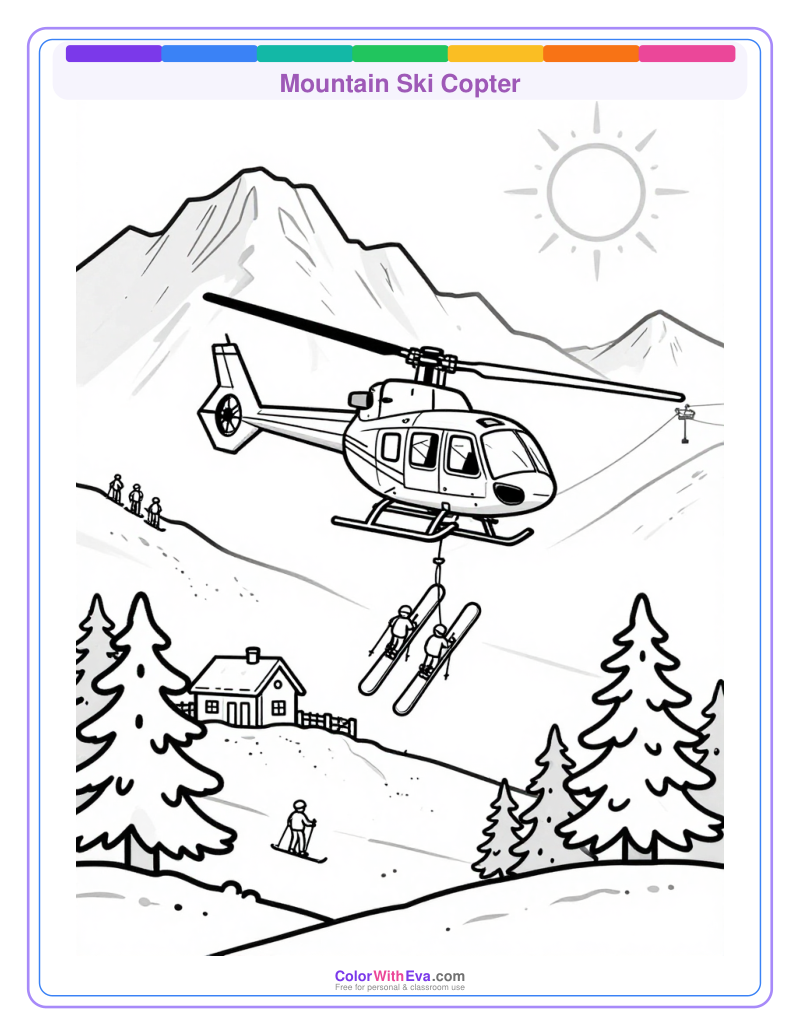 Mountain Ski Copter preview