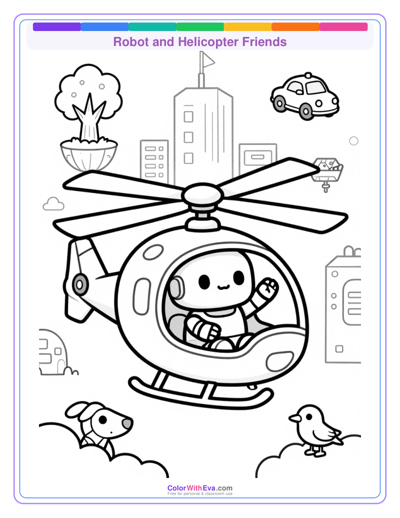 Robot and Helicopter Friends thumbnail