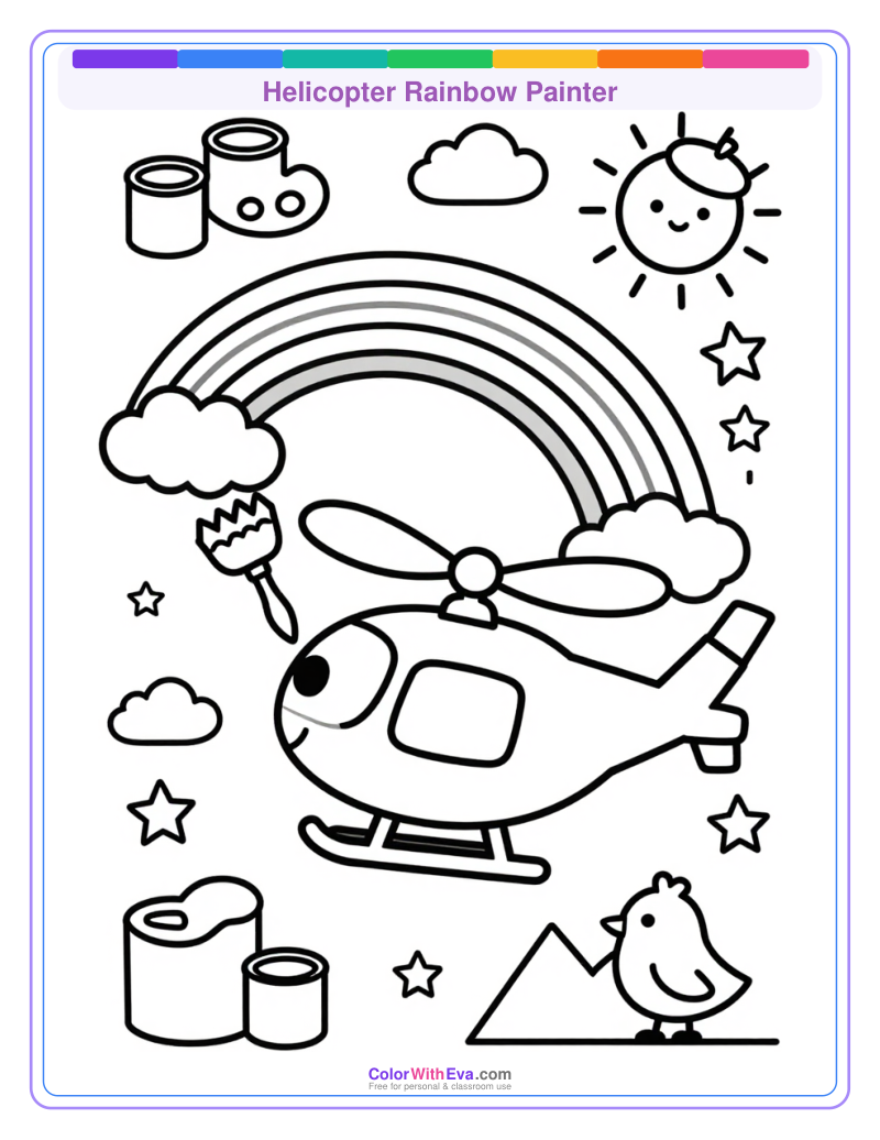 Helicopter Rainbow Painter thumbnail