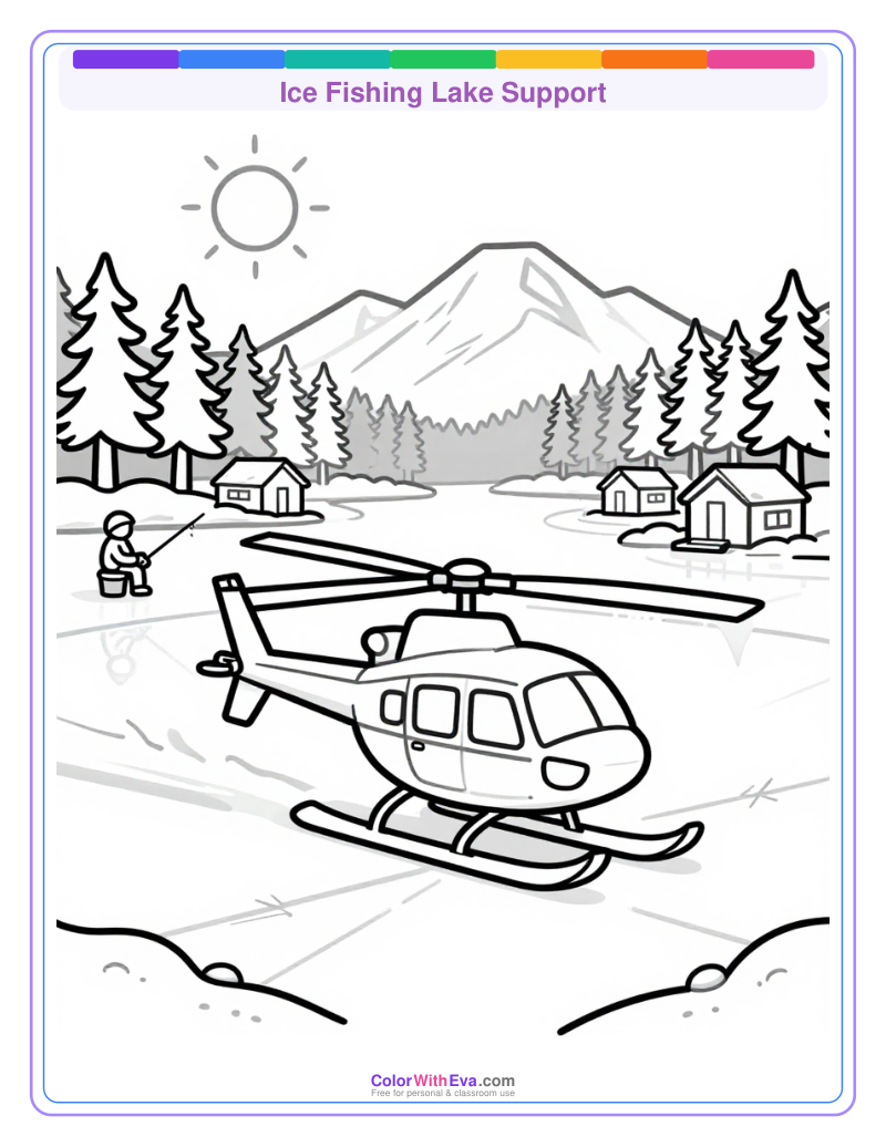 Ice Fishing Lake Support preview