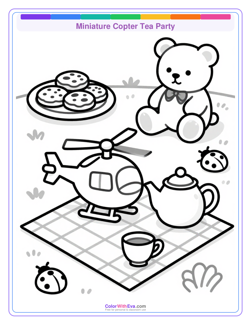 Miniature Copter Tea Party preview