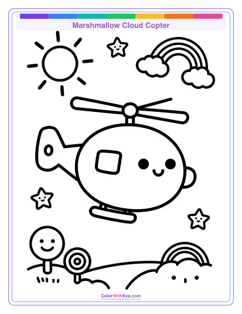 Marshmallow Cloud Copter preview