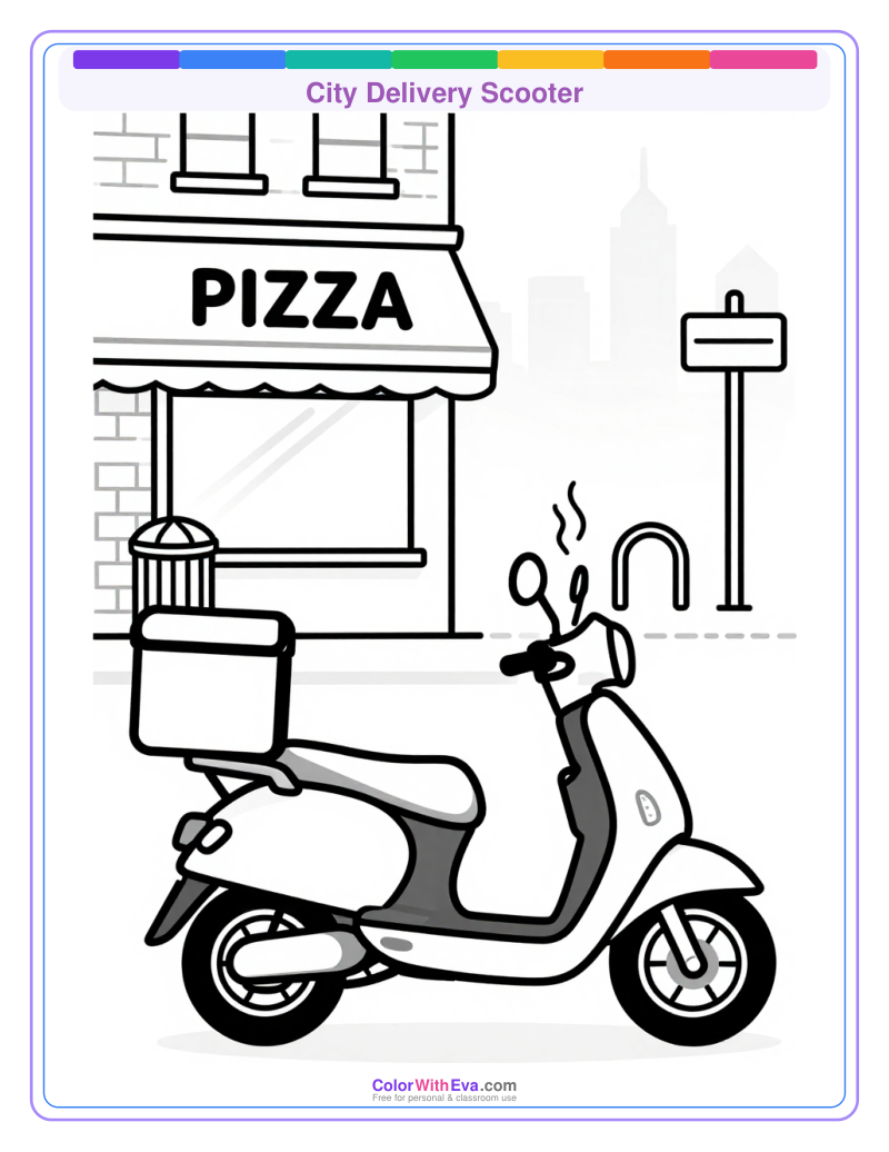 City Delivery Scooter preview