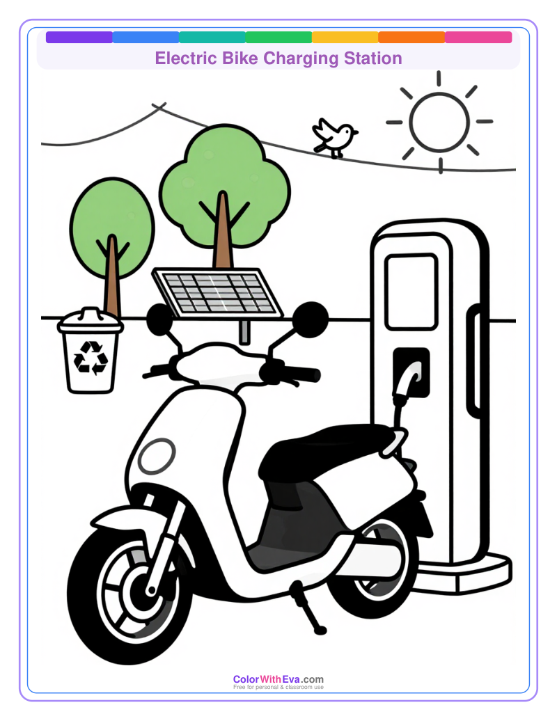 Electric Bike Charging Station preview